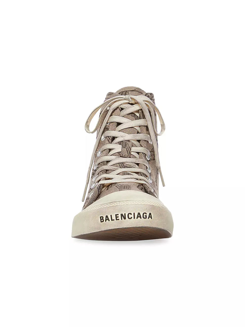 BALENCIAGA HIGH TOP PARIS BB MONOGRAM