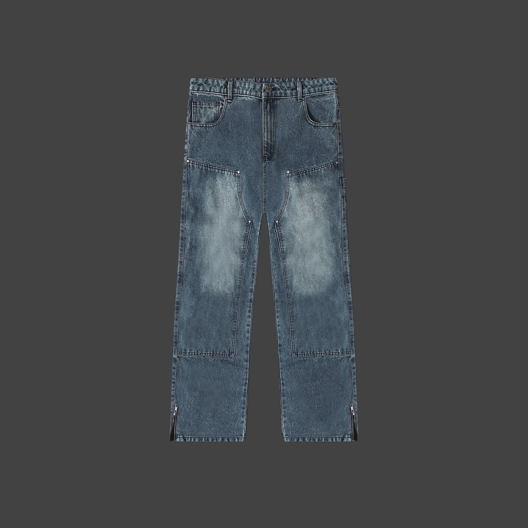 IDOL STUDIOS
Washed blue carpenter denim