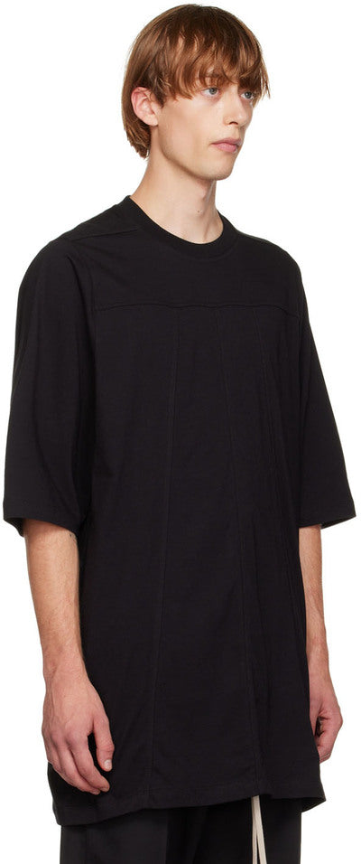 RICK OWENS BLACK OVER SIZE TEE