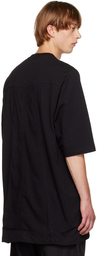 RICK OWENS BLACK OVER SIZE TEE