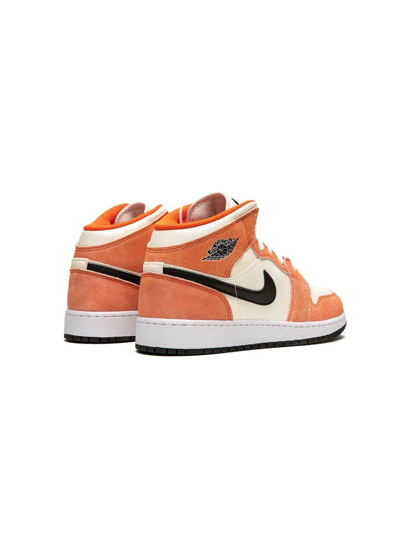 NIKE JORDAN 1 MID SE ORANGE SUEDE