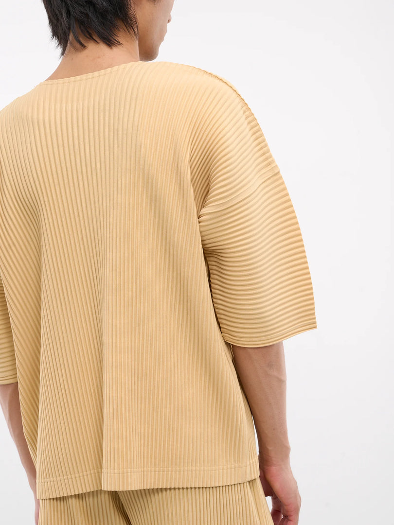 HOMME PLISSE ISSEY MIYAKE PLEATED TEE