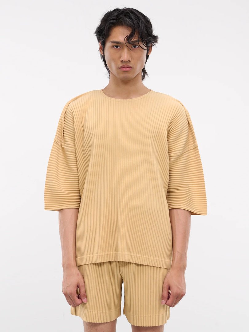 HOMME PLISSE ISSEY MIYAKE PLEATED TEE