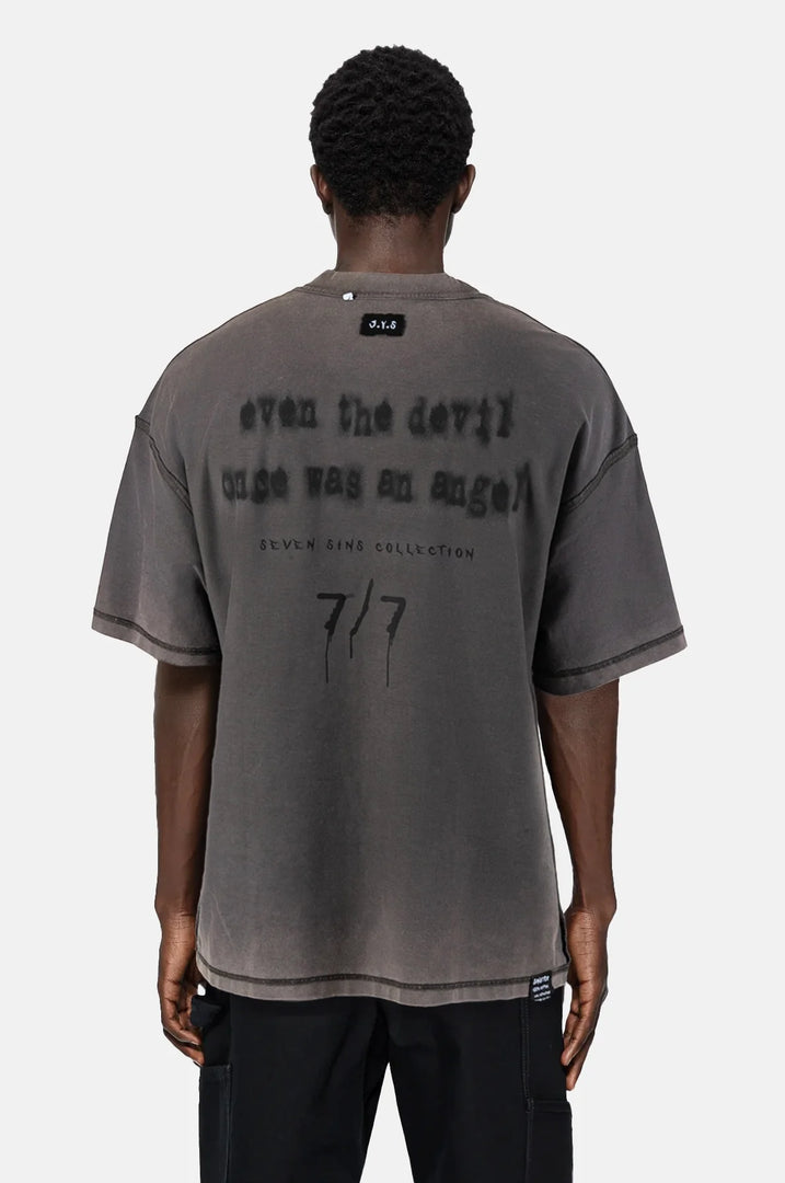 The seventh sin - 7/7 - 2 T-shirts in 1 - Reversible tee.