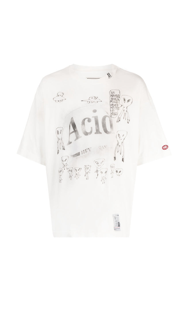 MAISON MIHARA YASUHIRO WHITE T-SHIRT