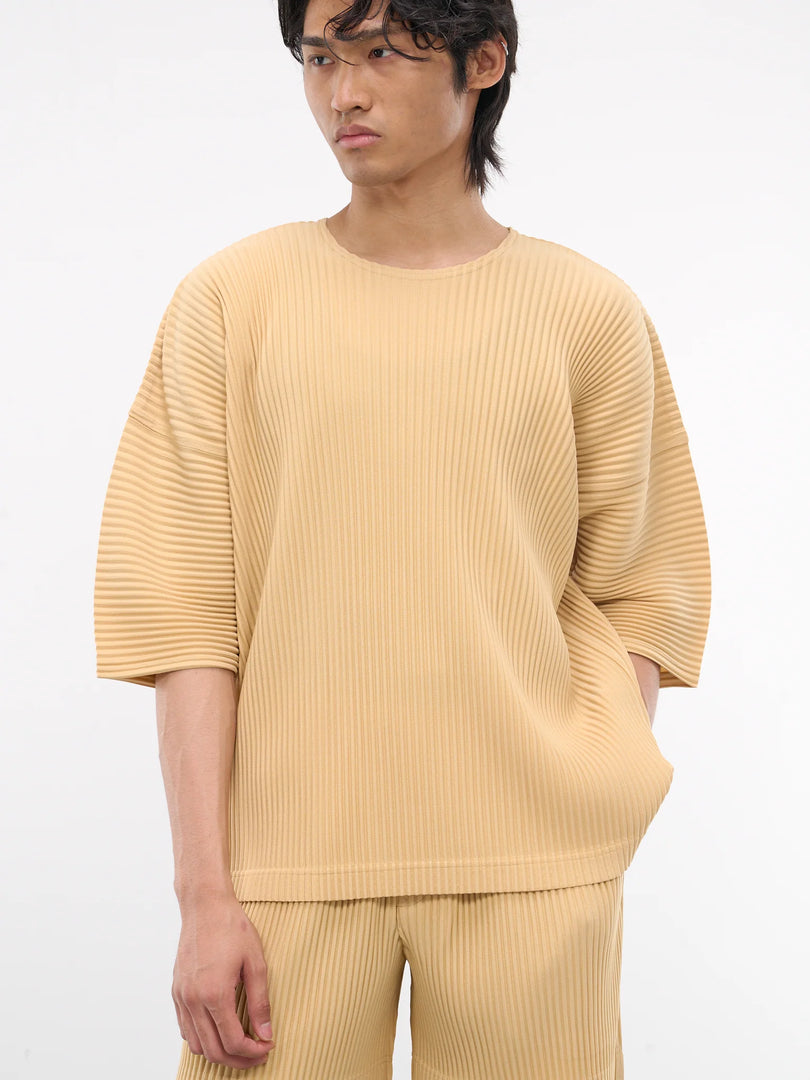 HOMME PLISSE ISSEY MIYAKE PLEATED TEE